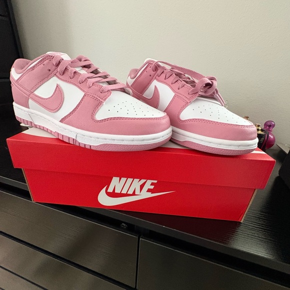 Nike Shoes - Nike Dunk Low in Pink and White